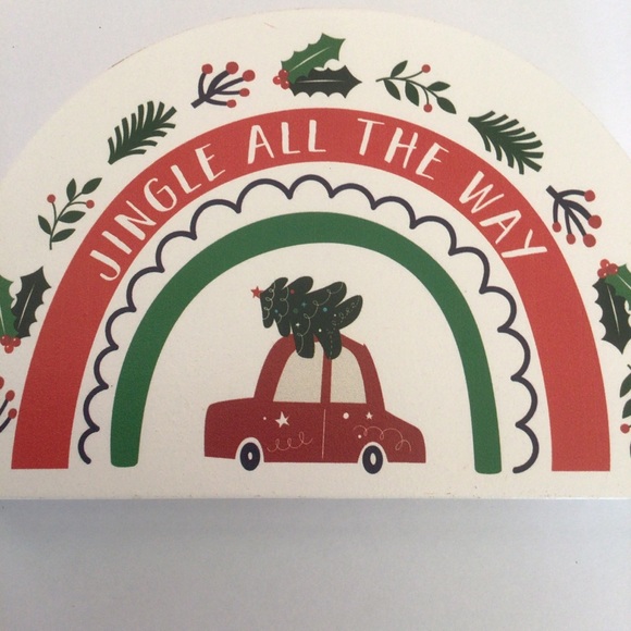 CHRISTMAS TREE WOODEN HOME DECOR SIGN - Picture 2 of 5